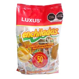 Luxus Paleta Caramelo Enchilada 50 Piezas