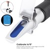 Automotive Antifreeze Refractometers Aluminium Alloy Freezing Point Temperature Tester Device