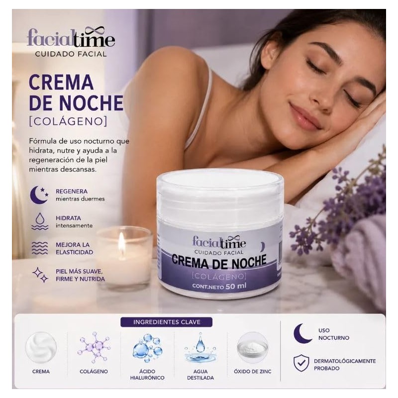 Kit de 3 Piezas Para El Cuidado Facial Crema Dia