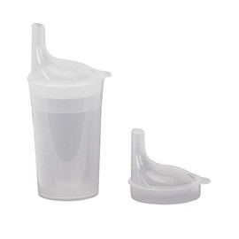Behrend Drinking Cup Set, Cup Set, 2 x Long Drinking Attachments, Tea/Porridge, Transparent