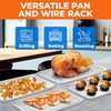 Baking Pan Set - 13" x 18" Aluminum Baking Pan