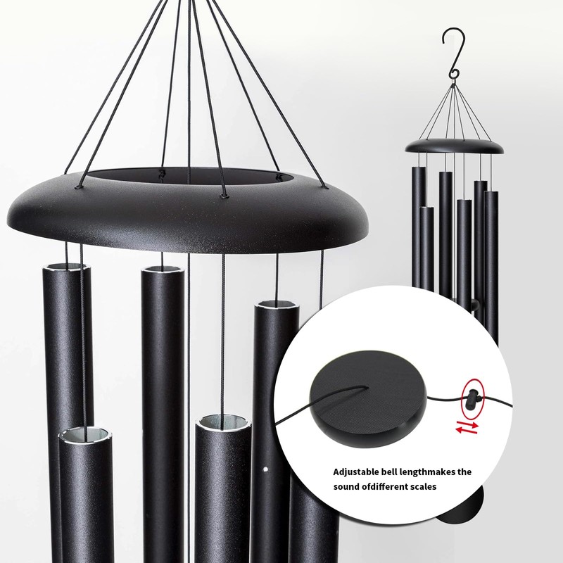 UNSENiii Wind Chimes for OutsideDeep Tone, 45 in Large Wind