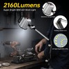 Cangzhoucl Wood Lathe Light, 18W Swing arm Machine Work Light,