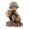 iplusmile 1Pc Mini Monkey Shape Copper Ornament Cute Desktop Decor