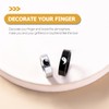 SAFIGLE 2sets 2pcs Couple Rings Decorative Tai Chi Gossip Sign