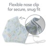 green sprouts i play Adjustable Reusable Face Mask - Aqua
