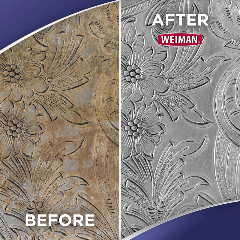 Weiman Silver Polish Cleaner Long Lasting Shine Anti Tarnish Formula
