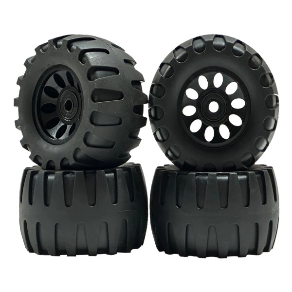 Unbranded 112mm x 62mm Skateboard Wheels with ABEC 7 Bearings