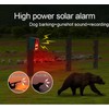 ThreeH Solar Motion Sensor Alarm Outdoor Recordable 130db Sound Security