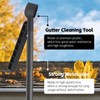Gutter Cleaning Tools 7.7 FT, Rain Gutter Guards Cleaning Tool