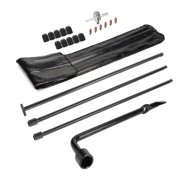 Dr.Roc Spare Tire Tool Kit with Spare Tire Jack Handle