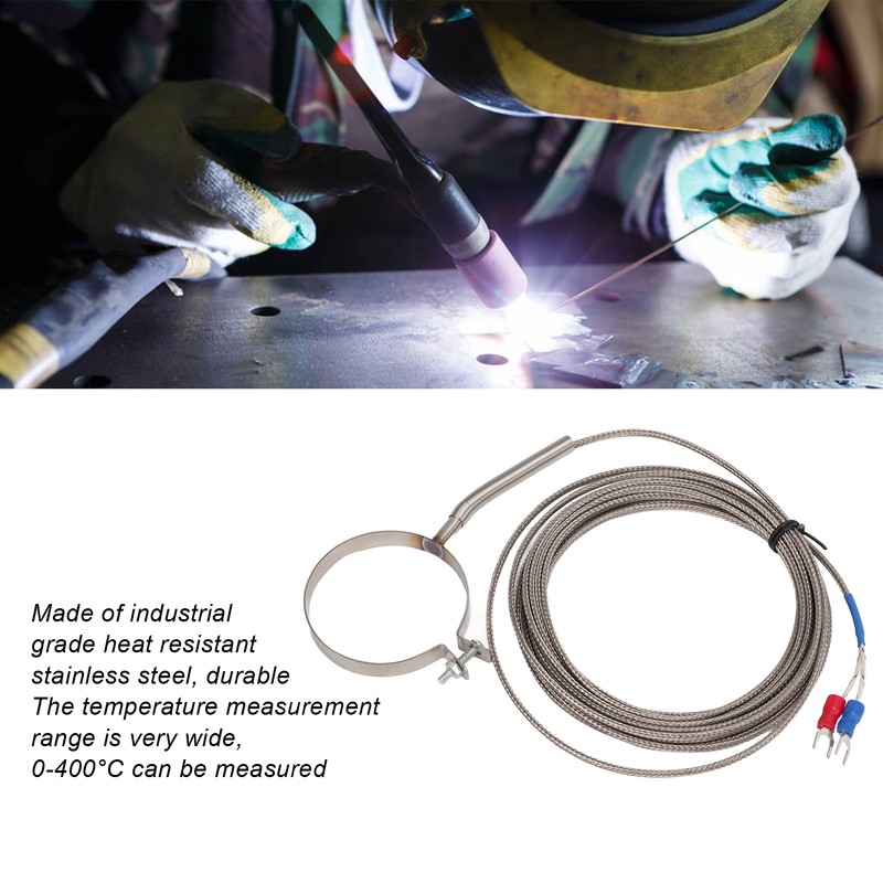 Thermocouple Thread High Sensitivity Wide Measurement Range 0‑400°C Multi Size