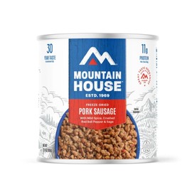 Mountain House Pork Sausage #10 Can | Freeze Dried Survival & Emergency Food | 25 Servings
