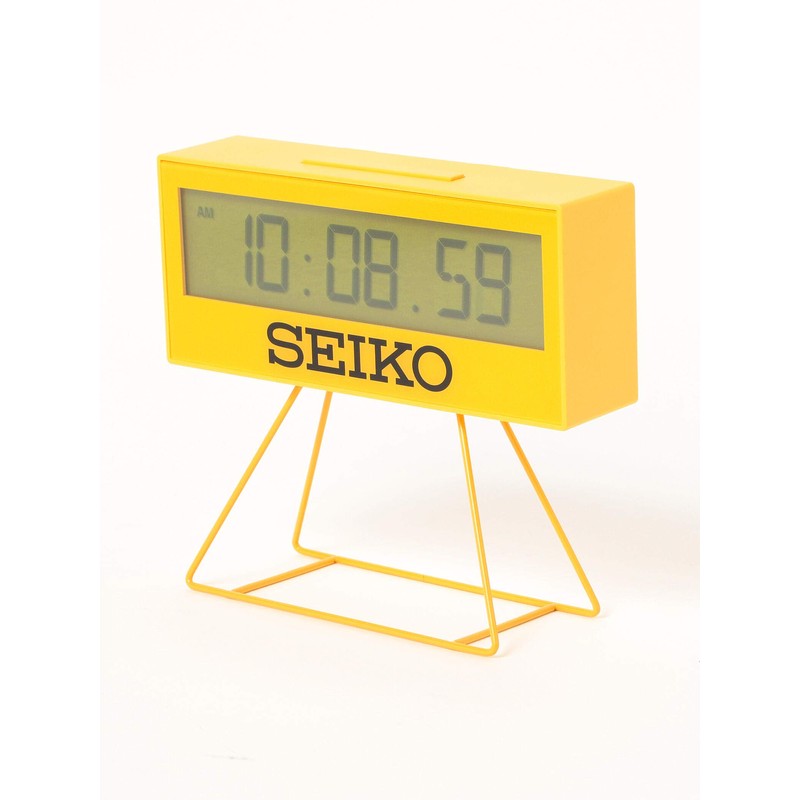 bpr BEAMS SEIKO SPORTS TIMER CLOCK MIDIUM YELLOW