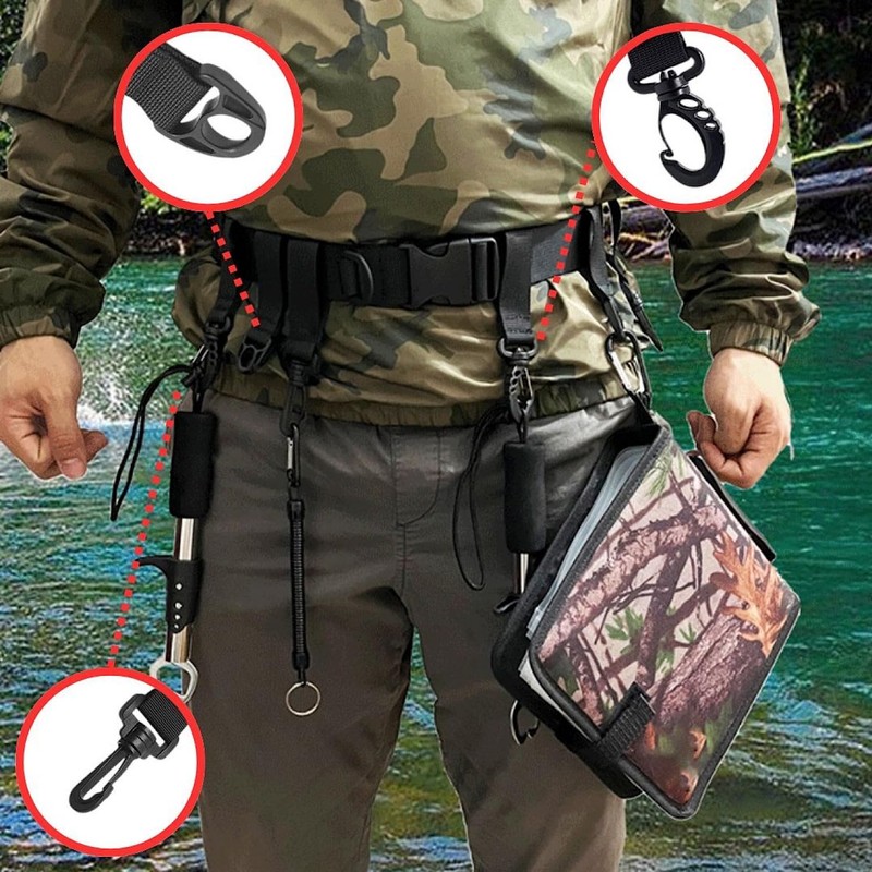 REMDY Fishing Belt, Fishing Belt, Wading Belt, Storage Small Items,