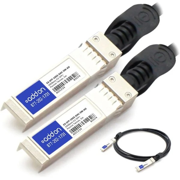 UD_AddOn Juniper Networks EX-SFP-10GE-DAC-5M Compatible TAA Compliant 10GBase-CU SFP+ to