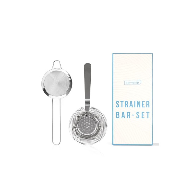 barmate Cocktail Strainer, Stainless Steel Bar Strainer Suitable for All