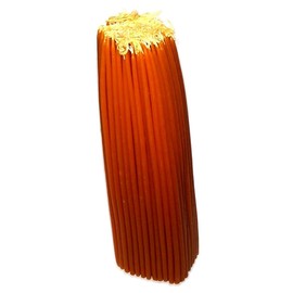 Holy Land Market 100% Beeswax 2-Hour Candles Organic Hand Made - 12" Tall, 1/4" Thick (One Kilogram - 2.2 pounds)