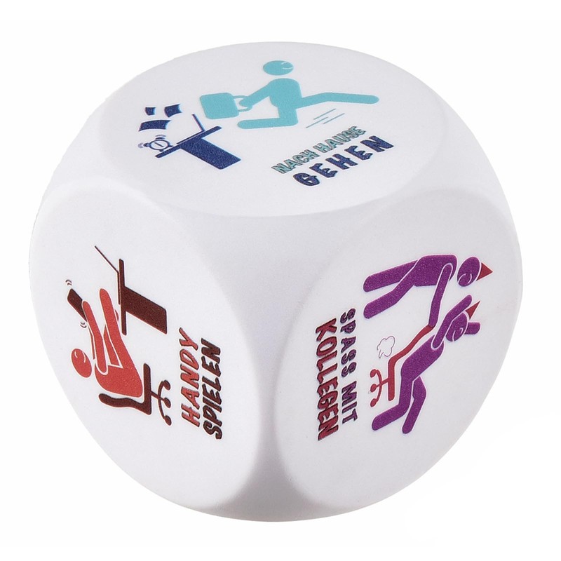 Anti-Stress Cube, 1 Piece Stress Cube with 6 Fun Actions