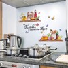 FUFUQUARE Kitchen Wall Stickers Inspirational Quote This Kitchen is Seasoned