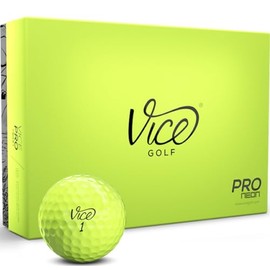 Vice Pro Golf Balls, Lime, 1 dozen