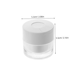 OHPHCALL Travel Toiletry Bottles 30g Cream Travel Containers with Spoon Lid Multi-function Skincare Storage Jars
