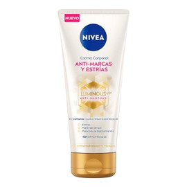 NIVEA Crema corporal Luminous630 anti- marcas y anti-estrías (200 ml) 48 horas de humectación profunda para una piel suave y radiante