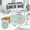 Nostalgia 32-Ounce Heated Electric Lunch Box – Travel Size 4