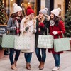 12 Pcs Sage Green Extra Large Christmas Gift Bags Bulk