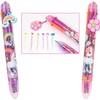 Ylvi Depesche Ballpoint Pen 6 Colours Rainbow or Flower Assorted 12884