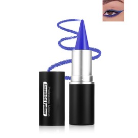 Eyeliner Waterproof Blue, Matte Smooth Eyeliner Pencils, Quick-Drying, Smudge-Resistant, Cream Gel Eyeliner Pen, Durable, Highly Pigmented Eyeliner Eyeshadow Face Paint Stick Makeup Gifts for Women 08