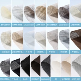 SmartWings Motorized Light Filtering Shades, Work with Matter Thread Apple Homekit, Alexa SmartThings Google, Cordless Window Shades with Remote Control, Rechargeable, Custom Size, Fabric Sample