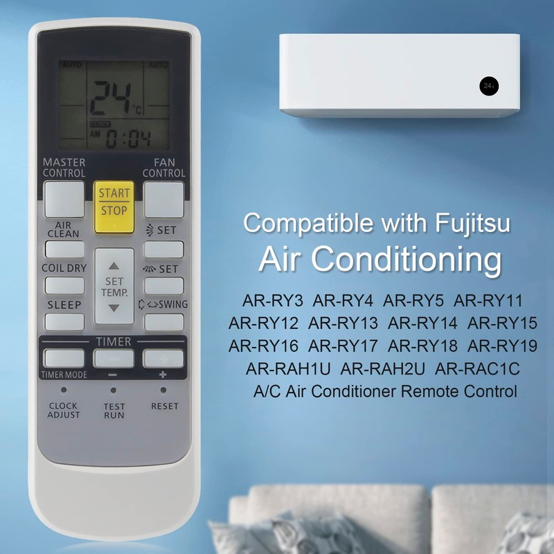Replacement for Fujitsu Air Conditioner Remote, Remote Control Fit for
