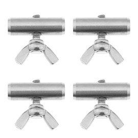 Be In Your Mind Awning Rail Stoppers 8 mm for Motorhome Boat Camping Tent Equipment Sun Canopy Awning Rail Stainless Steel 25 x 8 mm Pack of 4