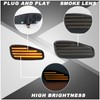 ULTRALTH Smoked LED Side Marker Lights Kit for Jeep Renegade