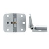 TopHomer 2 Pack Rounded Matte Black Door Hinges 2.36 *