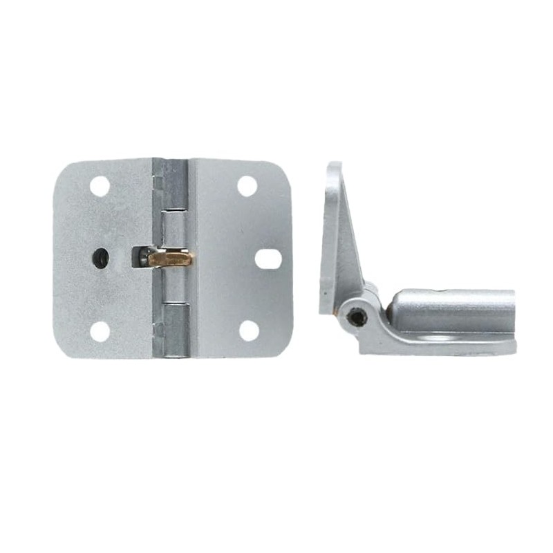 TopHomer 2 Pack Rounded Matte Black Door Hinges 2.36 *