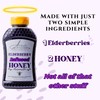 Elderberry Honey - Infused Honey with Whole Elderberries - Immune