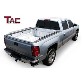 TAC Bed Rails Compatible with 2015-2021 Chevy Colorado/GMC Canyon 6' Standard Bed | 1992-2011 Ford Ranger 6' Standard Bed | 2000-2006 Toyota Tundra 6.4' Standard Bed 304 Stainless Steel Truck -1 Pair