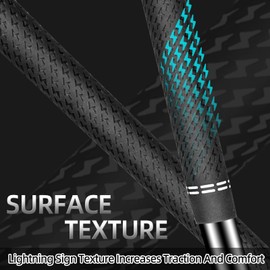 KNLY 360 Golf Grips Set of 13- Soft Rubber Golf Club Grips，Anti-Slip & High Traction，Grips with Tapes and Grips with Full Regripping Kit for Choice. (Standard, Black-Pro Kit(13 Grips with All Repair