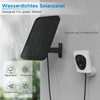virtavo Solar Panel for Outdoor Camera, Waterproof Solar Charger, Continuous