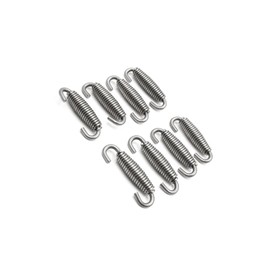 VekAuto 8pcs 60mm Stainless Steel Motorcycle Exhaust Pipe Springs Universal Stylish Design Auto Accessories