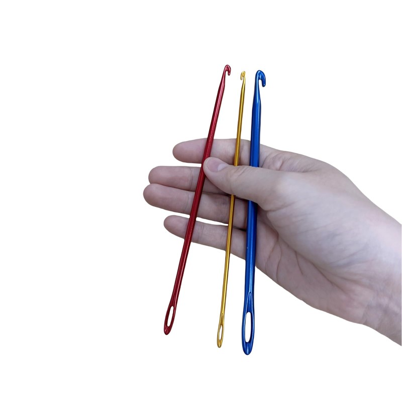 Dorytop Multicolor Aluminum Crochet Hooks Needle Hand Weaving Knitting Tool