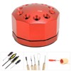 KGX 708 360 Degree Rotating Screwdriver Storage Box 10 Holes