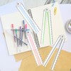 4 Pcs Foldable Rulers, Clear Foldable Rulers for School Student,