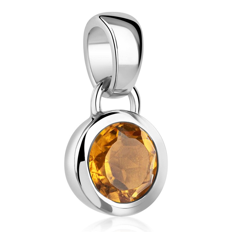 MATERIA by Matthias Wagner Women's Necklace Pendant 925 Silver Round