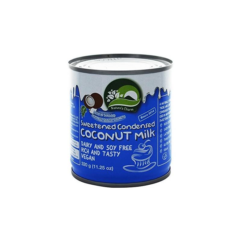 Nature's Charm Sweetned Condensed Coconut Milk, 11.25 Ounce. (Pack of