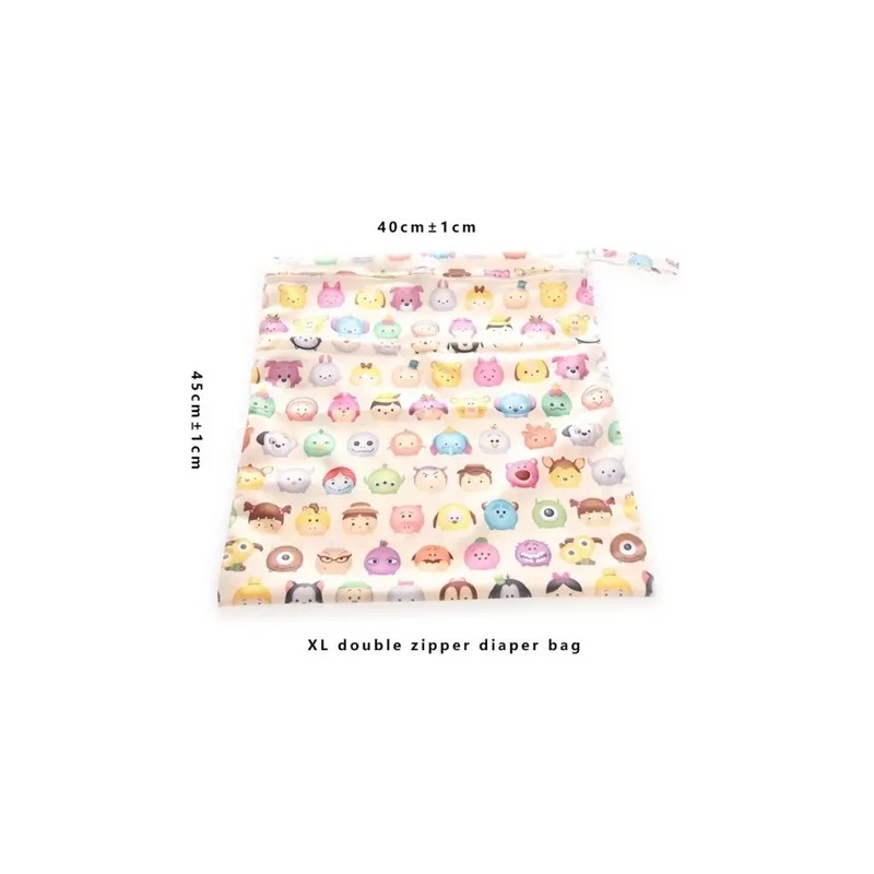 Juego 3 Wetbag Bolsa Impermeable Pañales Ecológicos 3 Tamaño