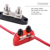 Gloaso 250A Bus Bars 12V- 48V DC with Dual 3/8"
