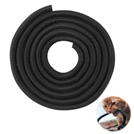 Cable Protection Tube for Pets, Self-Closing Braided Cable Protector, Cable Tubes 3 Metres, 12.7 mm, Cable Protection, Cable Management, Protects Cables from Chewing by Dogs and Cats, Black